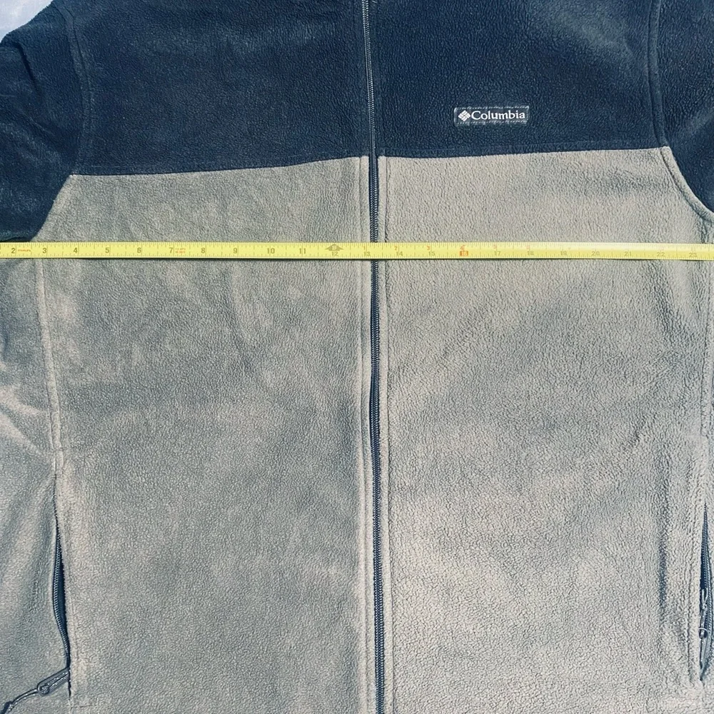 Columbia Performance Fleece Jacket Black and Gray - Picture 4 of 13